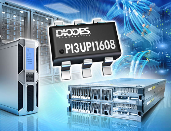 Diodes ˾Ƴ߱ڲϵ 8 ͨ ReDriver UPI 2.0  PCIe 4.0 ӿڵѶ