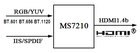 MS7210,RGBתHDMI,P=PIT66121FN,HDMI_Tx