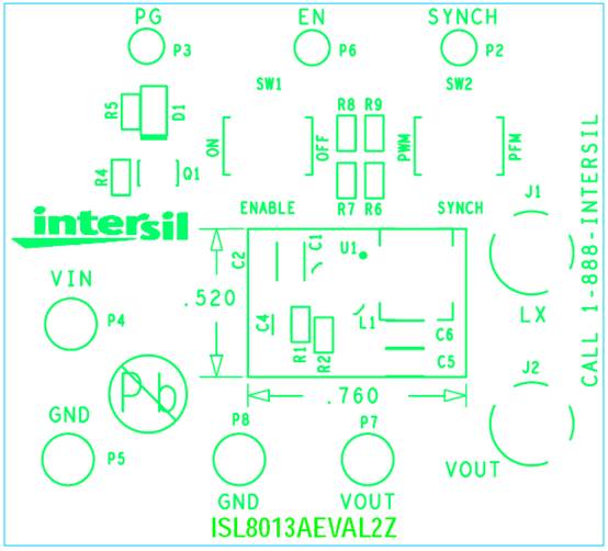 Intersil ISL8013A 3A;̬1MHzЧͬѹѹο