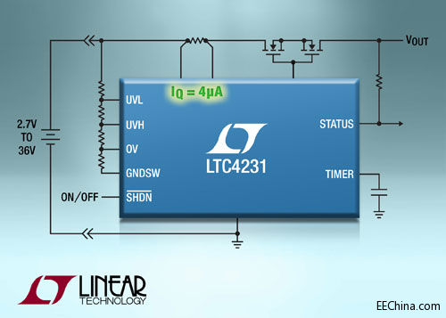 Ƴ4µA;̬ȲοLTC4231