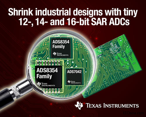 TIƳҵС1214  16 λ SAR ADCСҵƳߴ