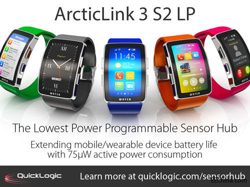 QuickLogicƳArcticLink 3 S2 LPµĿɱSensor hubĹҵ