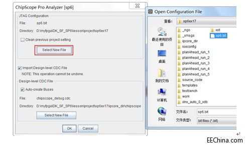 Xilinx FPGA46FPGAƬROMʵ֮chipscopeߵ