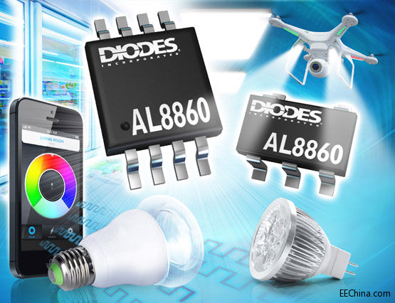 DiodesƳʹģʽĺDC-DC LEDṩߴ40W 