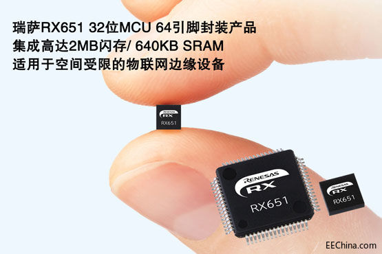 ƳģͿռޱԵ豸ĳСRX651 32λMCU
