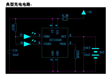 ZCC1056  USB 5V1A ﮵  TP4056