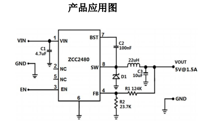 80Vѹ DCDC첽ѹоƬZCC2480