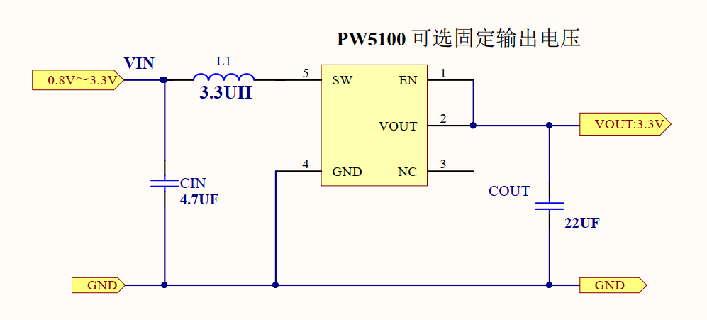 1.5Vת3.3Vѹ·ͼ1.5Vת3.3VĵԴоƬ