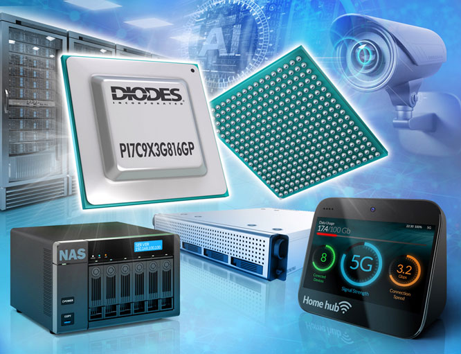 Diodes Incorporated Ƴ PCI Express 3.0 лƸԣ߱ȽĵԴ