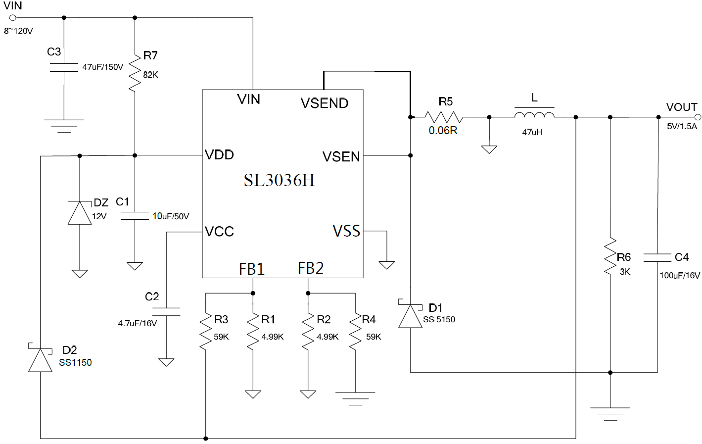 DC-DC 150VMOS ѹ ܵǱԴоƬ