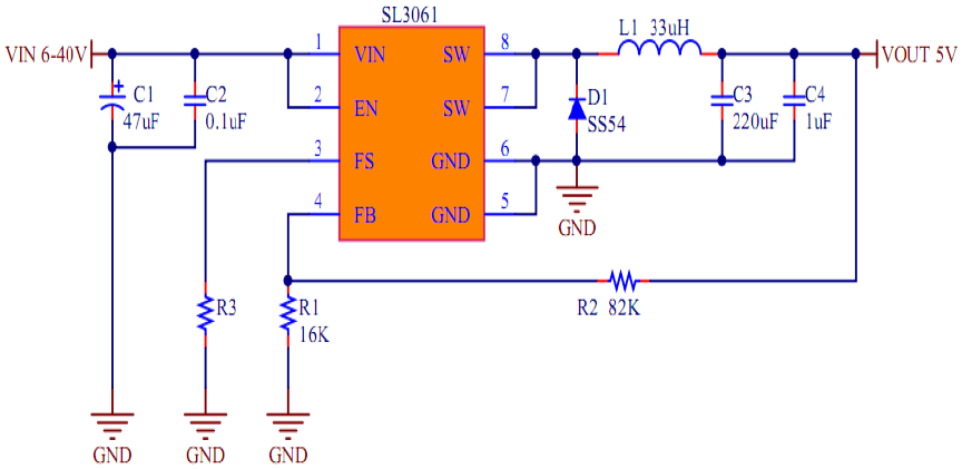 SL3061 40V2.5Aؽѹת DCDCѹѹоƬ