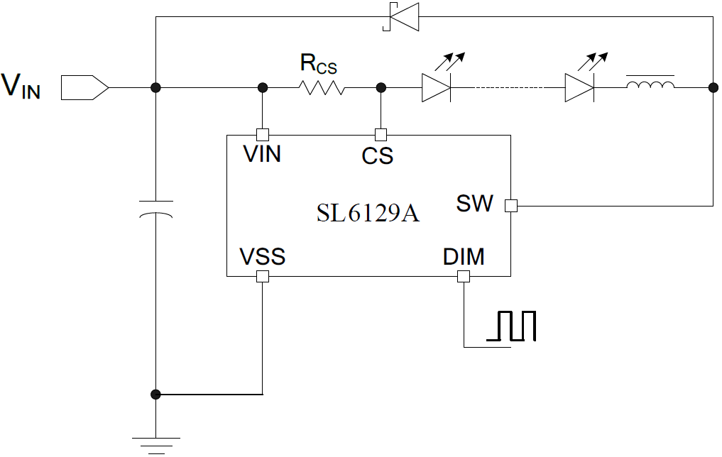 SL6129A 35VߵLED DC-DCѹоƬ