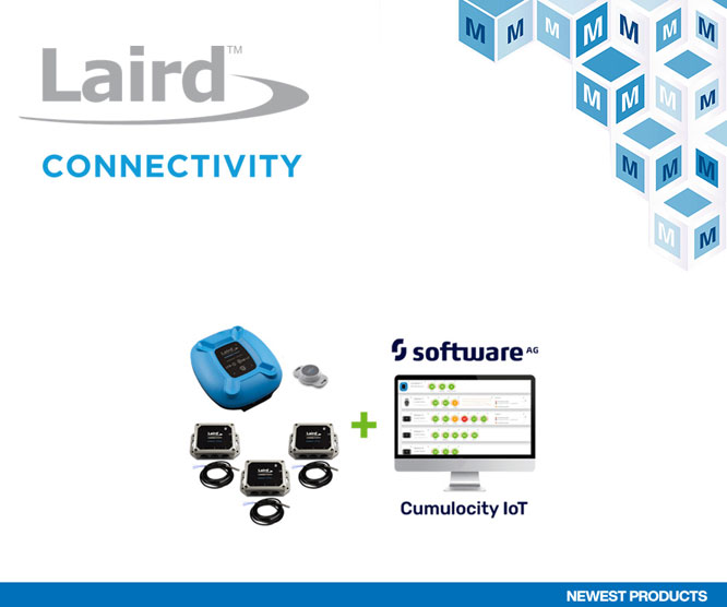 贸泽备货Laird Connectivity Sentrius Cumulocity IoT套件  用于无线传感器监控