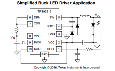 TPS92515HVQDGQRQ1 LED IC ϸ 