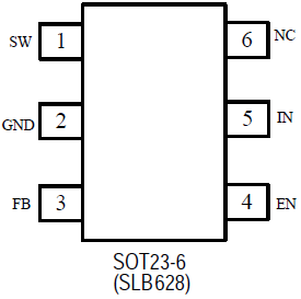 SLB628 DCDC5Vѹ16.8V 12V 0.5A﮵ѹѹоƬ