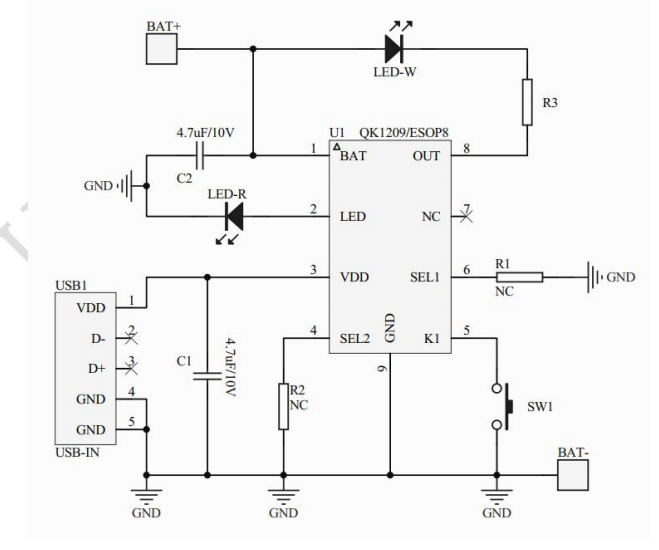 QK1209 ѹ LED  IC