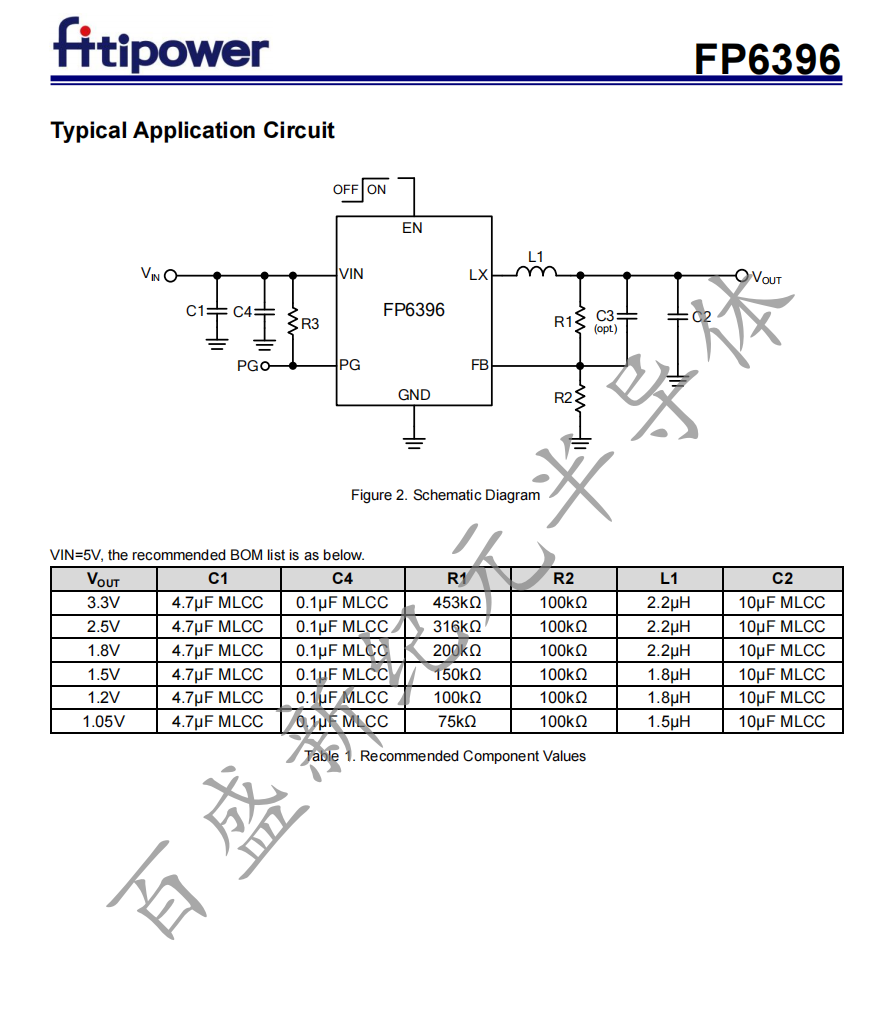 FP6396 Ч1.5MHz 1.2AͬѹƵ