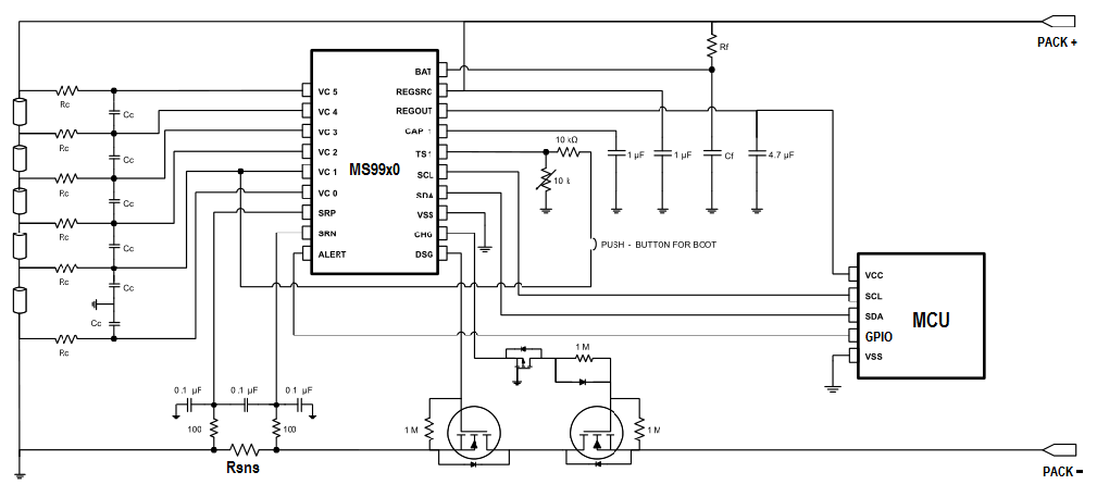 MS9920BQ76920,MS9930(BQ76930),MS9940(BQ76940)Ӻεص 3-15ڴĵؼ