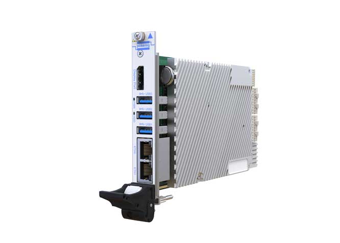 英国Pickering公司推出新款PXIe单槽嵌入式控制器，具有全球首发面向未来的PCIe Gen 4能力
