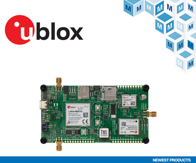 贸泽电子开售u-blox XPLR-HPG-2探索套件  助力快速开发高精度GNSS应用