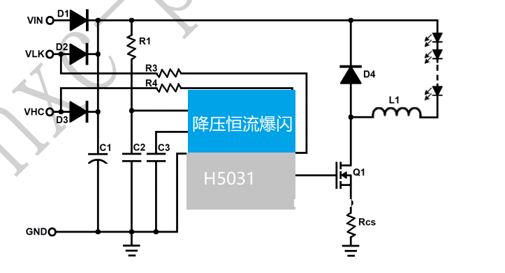 ݺH5031 ѹоƬIC  ֧36V48V60V80Vת9V12V5A  ߵԶ