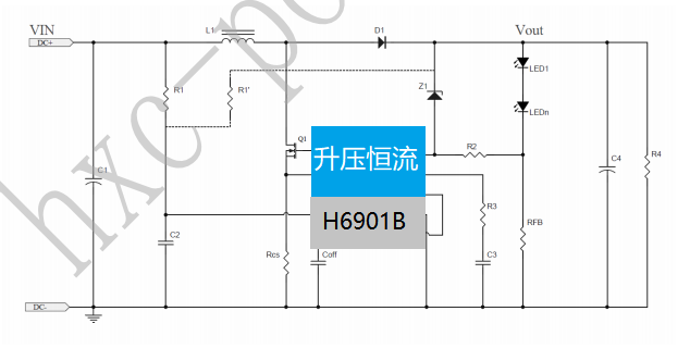 H6901BѹоƬIC ЧLEDӦ ֧100V80V72V60V48V36V24V12V