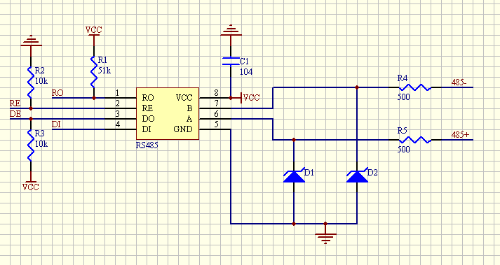 max485电路图图片
