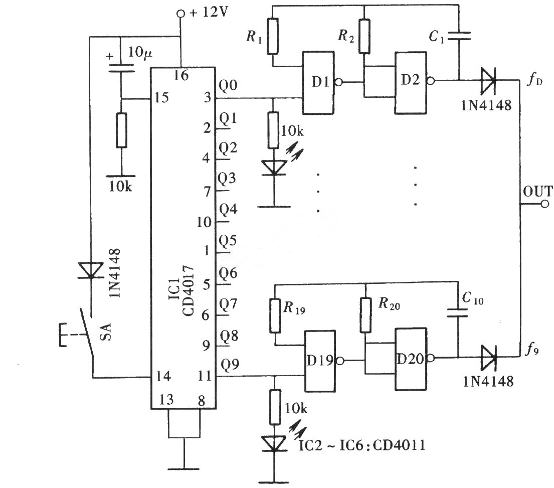 Cd4011bm схема включения в оптоакустическим датчиком