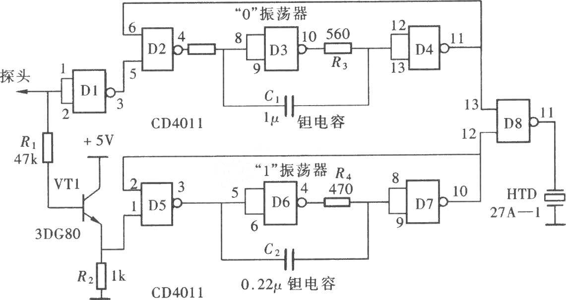 cd4011应用电路图图片