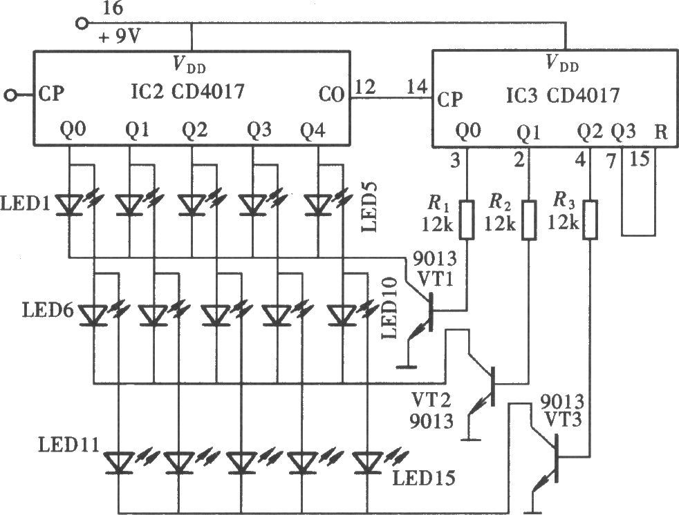 Микросхема cd4017 описание и схема включения