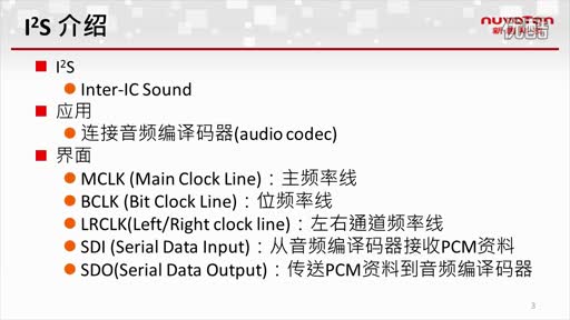 NUC100 ϵI2SƵ