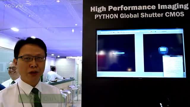 PYTHON25K全局快门CMOS图像传感器演示视频