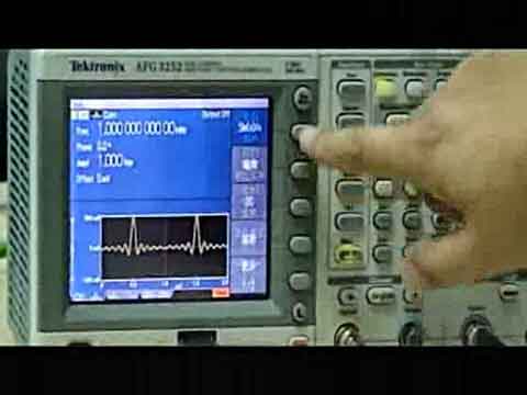 泰克AFG3000信号发生器演示视频
