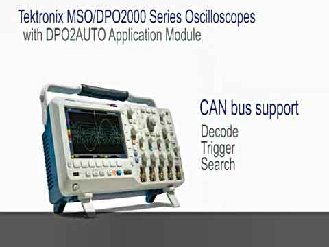 MSO/DPO2000B²Ʒʾ֮ˣCANۺϹƵ