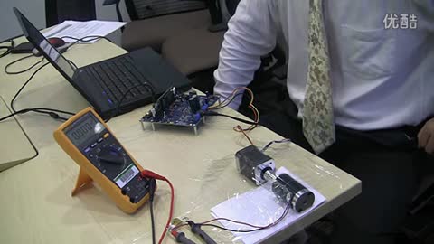TI永磁同步BLDC电机控制FOC控制方案演示视频