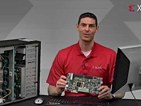使用赛灵思Kintex-7 FPGA运行PCIe X8 Gen3的性能演示视频