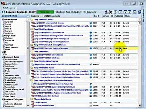 Xilinx Document NavigatorʹָƵ